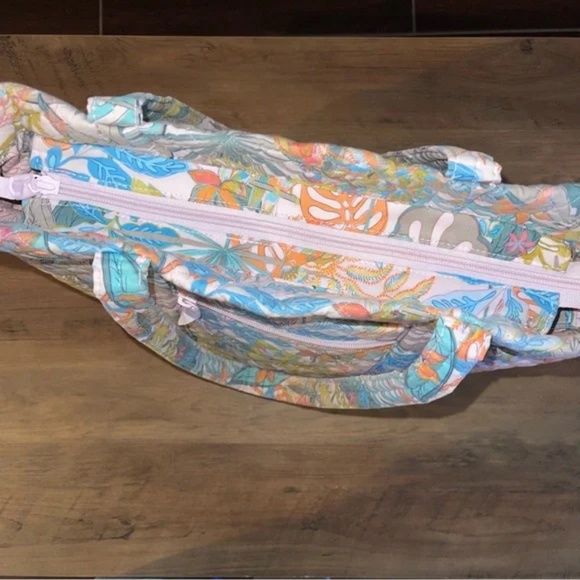 Vera Bradley Rain Forest Canopy Iconic Large Quilted Travel Commuter Tote Bag - Picture 7 of 12